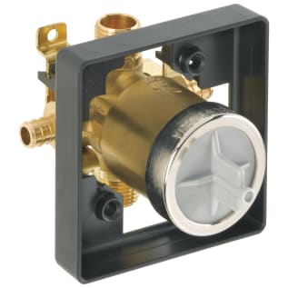 DELTA® R10000-PX Universal Tub and Shower Rough-In Valve Body, 1/2 in PEX Crimp Inlet x 1/2 in PEX Crimp Outlet, Forged Brass Body, Domestic