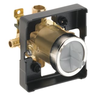 DELTA® R10000-PXWS Universal Tub and Shower Rough-In Valve Body, 1/2 in PEX Crimp Inlet x 1/2 in PEX Crimp Outlet, Forged Brass Body, Domestic