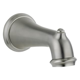 DELTA® RP43028SS Non-Diverter Tub Spout, 7-1/2 in L x 3-1/8 in H, For Use With Victorian®, Cassidy and Linden Tub and Shower Faucet, Stainless Steel, Import