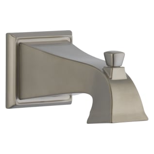 DELTA® RP52148SS Dryden™ Pull-Up Diverter Tub Spout, 6-1/4 in L x 3-1/2 in H, For Use With Tub and Shower Faucet, Stainless Steel, Import