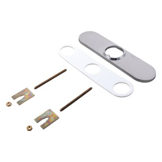 DELTA® RP64070AR Trinsic® Escutcheon, For Use With Model 9959-DST/9913T-DST Trinsic® Pro Kitchen Faucet, 8 in, Arctic™ Stainless Steel, Import