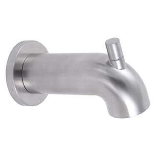DELTA® RP73371SS Trinsic® Pull-Up Diverter Tub Spout, 6-3/16 in L x 3-3/8 in H, For Use With Tub and Shower Faucet, Stainless Steel, Import