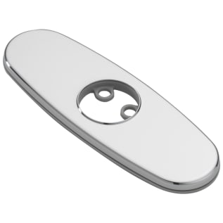 DELTA® RP78359 3-Hole Escutcheon and Gasket, 6-1/2 in L x 2.9 in W x 1/2 in H, Polished Chrome, Import