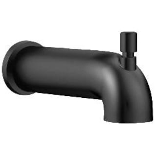 DELTA® RP93273BL Push Diverter Tub Spout, 6-1/2 x 3-5/8 in, For Use With: Modern™ Faucets, Solid Brass, Matte Black, Import