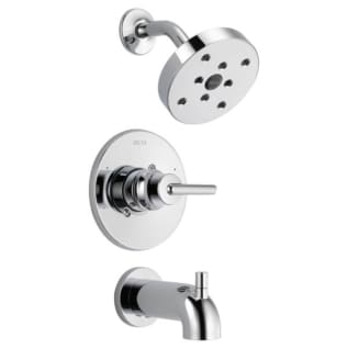 DELTA® T14459 Monitor® 14 Tub and Shower Faucet Trim, 1.75 gpm Shower, Polished Chrome