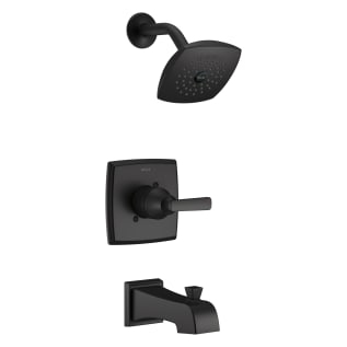 DELTA® T14464-BL Monitor® 14 Tub and Shower Trim, 1.75 gpm Shower, Matte Black