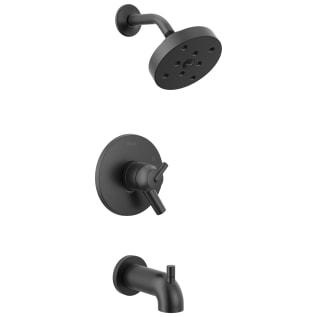 DELTA® T17459-BL Monitor® 17 Tub and Shower Trim, 1.75 gpm Shower, Matte Black