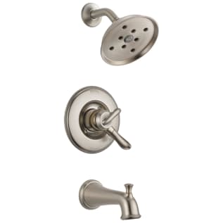 DELTA® T17494-SS Monitor® 17 Tub and Shower Trim, 1.75 gpm Shower, Stainless Steel