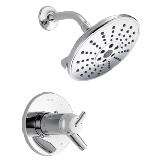 DELTA® T17T259-H2O TempAssure® 17T Shower Trim, 1.75 gpm Shower, Polished Chrome