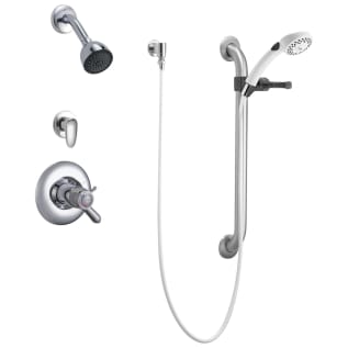 DELTA® T17TH335 TempAssure® 17T Universal Tub and Shower Trim, 2.5 gpm, Polished Chrome, Import