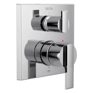 DELTA® T24867 Monitor® 14 3-Setting Angular Modern Valve Trim, Polished Chrome