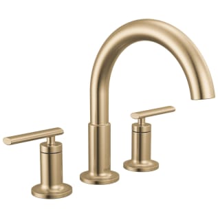 DELTA® T2742-CZ Altado™ Trim, 1.75 gpm Flow Rate, 10 to 16 in Center, Champagne Bronze, 2 Handles, Function: Tub Filler, Domestic