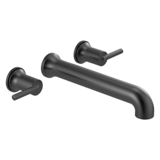 DELTA® T5759-BLWL Trinsic® Tub Filler, 8 in Center, Matte Black, 2 Handles, Import