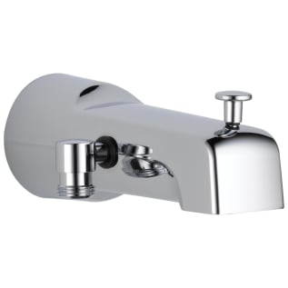DELTA® U1010-PK Pull-Up Diverter Tub Spout, 6-11/16 in L x 2-7/8 in H, For Use With Tub and Shower Faucet, Metal, Polished Chrome, Import