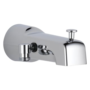 DELTA® U1010-PK Pull-Up Diverter Tub Spout, 6-11/16 in L x 2-7/8 in H, For Use With Tub and Shower Faucet, Metal, Polished Chrome, Import