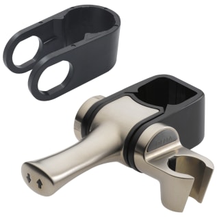 DELTA® U6500-SS Universal Hand Shower Mount, Wall Mount, For Use With 1-1/2 in and 1-1/4 in Round Grab Bars/Delta Angular Modern Grab bar/Slide bar, Import