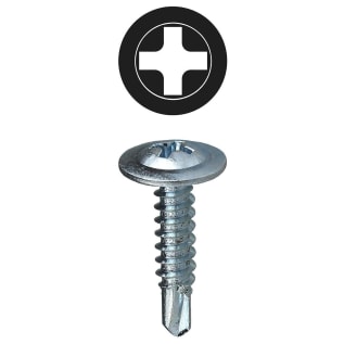 Dottie® TEKWT812 Self-Drilling Screw, #8, 1/2 in OAL, Wafer Head, Phillips® Drive, Steel, Zinc Plated