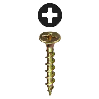 Dottie® WRT6158 Self-Piercing Wood Racket Drywall Screw, #6, 1-5/8 in OAL, Bugle Head, Zinc Plated, Self-Piercing Point, Phillips® Drive