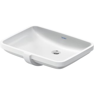 DURAVIT 0395550017 039555 Duravit No.1 Vanity Basin, Rectangle Shape, 7 in H x 17.88 in W x 23 in L, Undermount Mounting, Ceramic, White, Import