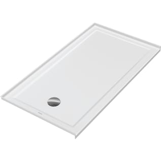 DURAVIT 720248000000090 720248 Architec Rectangular Shower Tray, White, Left Drain, 60 in L x 32 in W x 2-1/2 in D