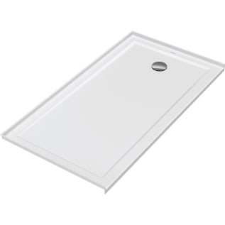 DURAVIT 720249000000090 720249 Architec Rectangular Shower Tray, White, Right Drain, 60 in L x 32 in W x 2-1/2 in D