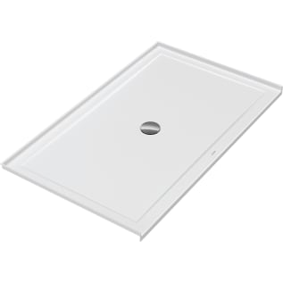 DURAVIT 720250000000090 720250 Architec Rectangular Shower Tray, White, Center Drain, 60 in L x 36 in W x 2-1/2 in D