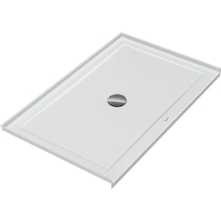 DURAVIT 720253000000090 720253 Architec Rectangular Shower Tray, White, Center Drain, 48 in L x 30 in W x 2-1/2 in D