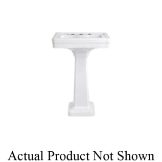DXV D20030008.415 Fitzgerald® Three Hole Lavatory Slab Only, 18 in L x 24 in W x 6-1/8 in H, 8 in Faucet Hole Spacing