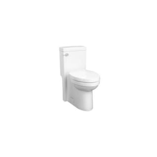 DXV D22015F101.415 1-Piece Elongated Toilet, 12 in Rough-In, 1.28 gpf, Canvas White