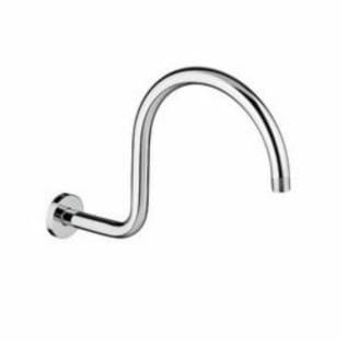 DXV D35701312.100 ASHBEE™/LANDFAIR® Shepherd's Hook Shower Arm, 12 in L x 2-1/8 in W, Brass