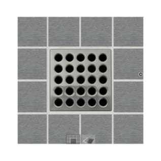 Ebbe America E4404 Drain Grate, For Use With Drain, Stainless Steel/Polycarbonate, Import
