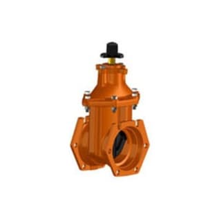ej 23020 Resilient Wedge Gate Valve, 4 in Nominal, Flanged End Style, Ductile Iron Body