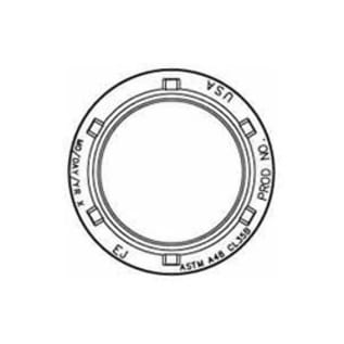 ej 85008030 Valve Box Riser, For Use With 8550/8555/8560 Valve Box, 3 in Skirt, Cast Iron, Domestic