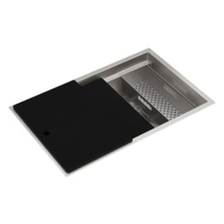 Elkay® CS30BPK Circuit Chef™ Traditional Sink Kit, Lustrous Satin, 30 in L x 18 in W Bowl x 10 in D Bowl, 32-1/2 in L x 20-1/2 in W x 10 in D, Undermount Mounting, 16 ga 304 Stainless Steel