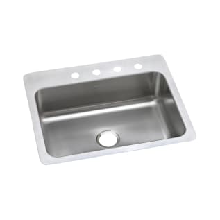 Elkay® DSESR127221 Dayton® Kitchen Sink, Rectangle Shape, 1 Faucet Holes, 27 in W x 22 in D x 8 in H, Top/Under Mount, 300 Stainless Steel, Elite Satin, Domestic