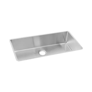Elkay® ECTRU35179T Crosstown® Transitional Kitchen Sink, Polished Satin, Rectangle Shape, 35 in L x 17 in W x 9 in D Bowl, 36-1/2 in L x 18-1/2 in W x 9 in H, Under Mount, 18 ga 304 Stainless Steel