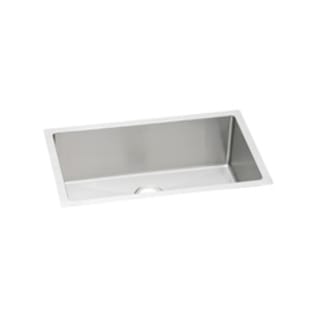 Elkay® EFRU281610T Crosstown® Transitional Kitchen Sink, Polished Satin, Rectangle Shape, 28 in L x 16 in W x 10 in D Bowl, 30-1/2 in L x 18-1/2 in W x 10 in H, Under Mount, 16 ga 304 Stainless Steel