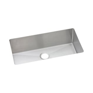 Elkay® EFRU311610T Crosstown® Transitional Kitchen Sink, Polished Satin, Rectangle Shape, 30-1/2 in L x 16 in W x 10 in D Bowl, 32-1/2 in L x 18 in W x 10 in H, Under Mount, 16 ga 304 Stainless Steel