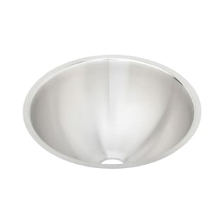 Elkay® ELUH12LV Bathroom Sink, Asana, Circular Shape, 14-3/8 in W x 14-3/8 in D x 6 in H, Under Mount, Stainless Steel, Lustertone, Domestic