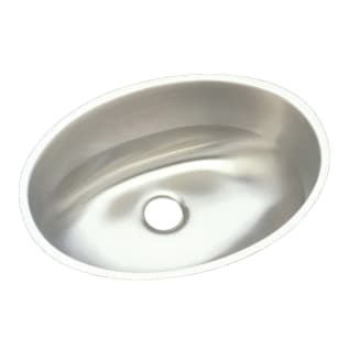 Elkay® ELUH1511 Bathroom Sink, Asana, Oval Shape, 18 in W x 14 in D x 6 in H, Under Mount, Stainless Steel, Lustertone, Domestic
