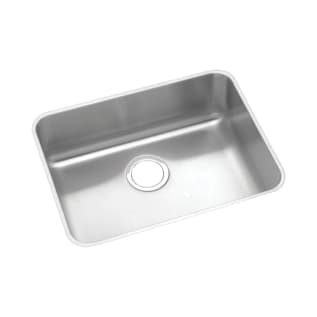 Elkay® ELUHAD211555 Lustertone™ Classic Kitchen Sink, Rectangle Shape, 21 in L x 15-3/4 in W Bowl x 5-3/8 in D Bowl, 23-1/2 in L x 18-1/4 in W x 5-3/8 in H, Under Mounting, 18 ga 304 Stainless Steel