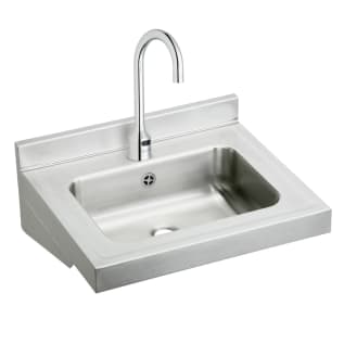 Elkay® ELVWO2219SACC Universal Lavatory Sink Package, Rectangle Shape, 22 in W x 19 in D x 5-1/2 in H, Wall Mount, Stainless Steel, Buffed Satin