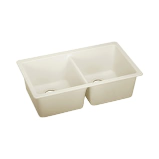 Elkay® ELXU3322PA0 Quartz Luxe Traditional Kitchen Sink, Parchment, Rectangle Shape, 14-1/4 in Left, 14-1/4 in Right L x 16-7/16 in Left, 16-7/16 in Right W Bowl x 9-1/2 in Left, 9-1/2 in Right D Bowl, 33 in L x 18-1/2 in W x 9-1/2 in H, Under Mounting