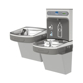 Elkay® EZSTLDDWSVRLK EZH2O® Non-Filtered Bi-Level Bottle Filling Station and Cooler, 1.5 gpm Flow Rate, Push Bar/Sensor Operation, Non-Refrigerated Chilling, Domestic