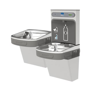 Elkay® EZSTLDDWSVRSK EZH2O® Non-Filtered Bi-Level Bottle Filling Station and Cooler, 1.5 gpm Flow Rate, Push Bar/Sensor Operation, Non-Refrigerated Chilling, Domestic