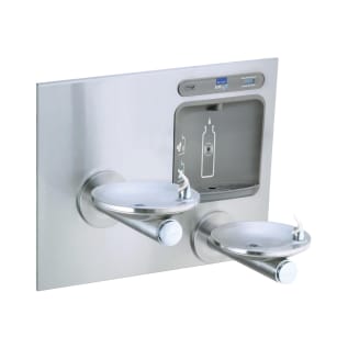 Elkay® EZWS-EDFPBM117K EZH2O® Non-Filtered Barrier Free Bottle Filling Station and Integral SwirlFlo Fountain, 1.5 gpm Flow Rate, Push Button Operation, Non-Refrigerated Chilling, Domestic