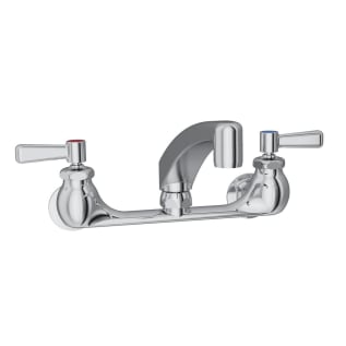 Elkay® LK940AT08L2H Food Service Faucet, 1.5 gpm Flow Rate, 8 in Center, Tubular Arc Spout, Polished Chrome, 2 Handles
