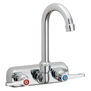Elkay® LKB400 Scrub/Handwash Faucet, Commercial, 2.2 gpm Flow Rate, 8 in H Spout, 4-1/32 in Center, 2 Handles, Function: Traditional