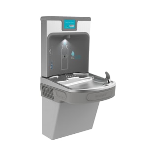Elkay® LZS8WSLP EZH2O® Filtered Bottle Filling Station and Cooler, 1.1 gpm Flow Rate, Pushbar/Sensor Operation, Refrigerated Chilling, 1 Station, Domestic