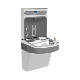 Elkay® LZS8WSSK EZH2O® Filtered Bottle Filling Station and Cooler, 1.1 gpm Flow Rate, Pushbar/Sensor Operation, Refrigerated Chilling, 1 Station, Domestic